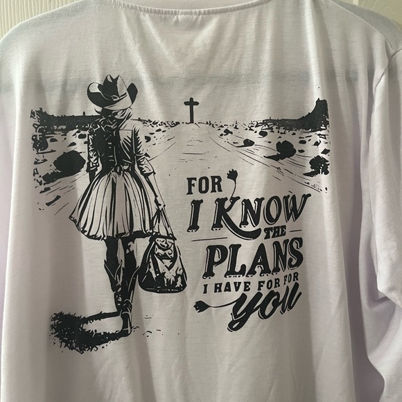 5XL White Graphic Short Sleeve Tee - Picture 3 of 9